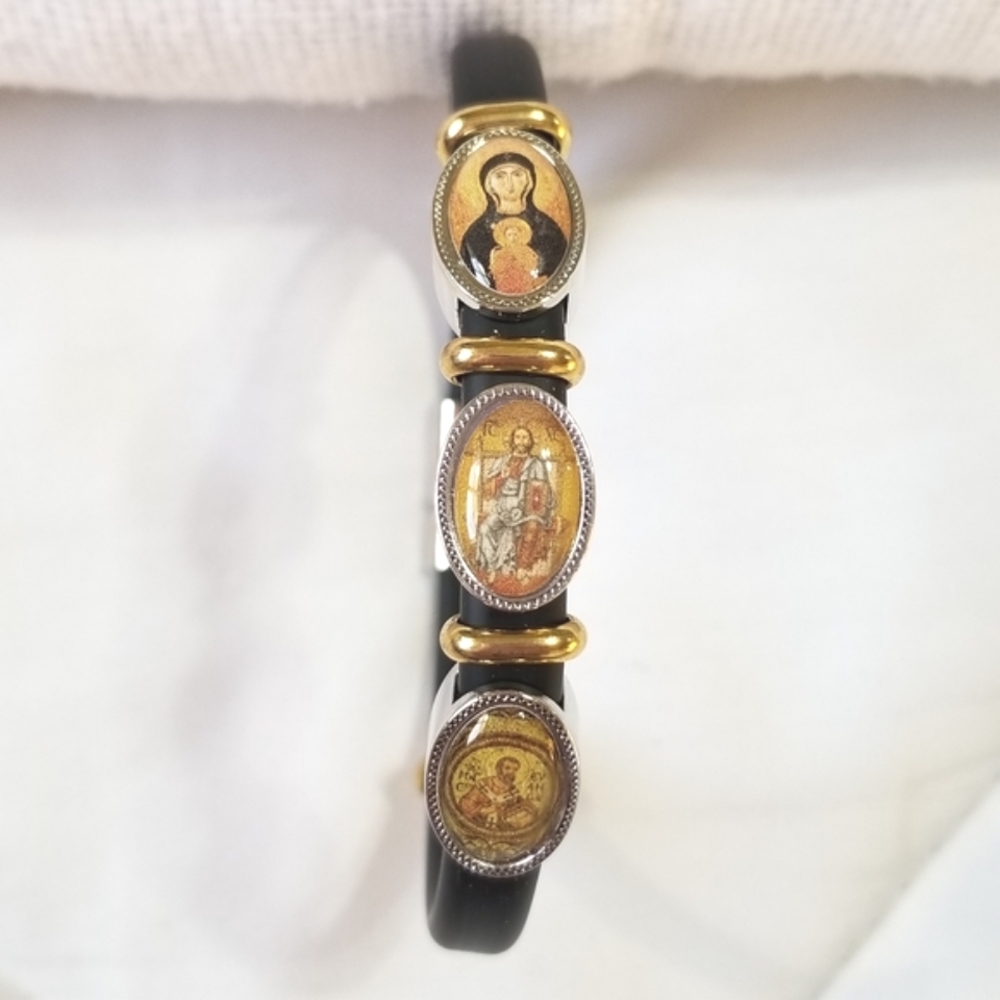 New Black Gold Religious Bracelet